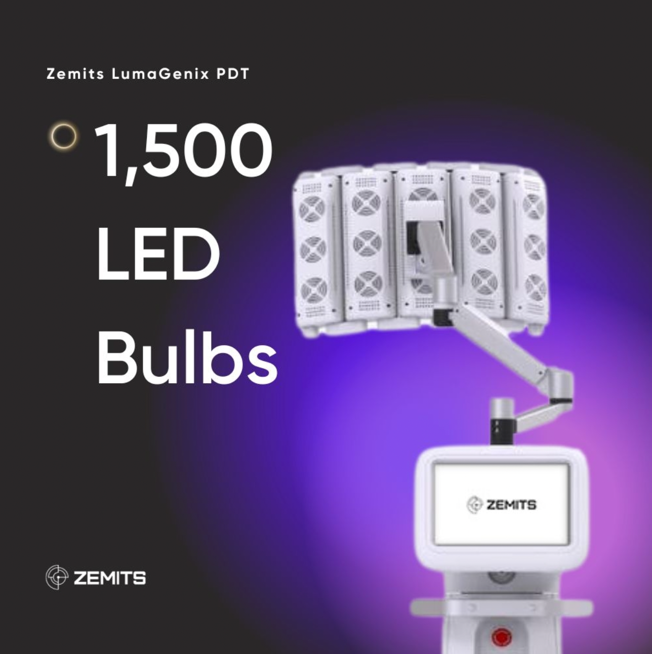 Zemits LumaGenix PDT Dispozitiv Profesional de Terapie cu Lumină LED